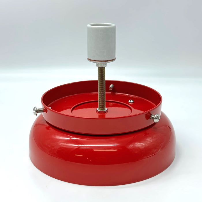 Lamp Base w Matching 6" Powder Coated Matching Holder for 13.5" and 15" Gas Pump Globes. FREE SHIPPING!