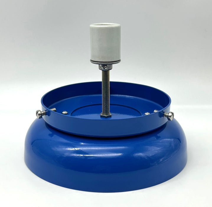 Lamp Base w Matching 6" Powder Coated Matching Holder for 13.5" and 15" Gas Pump Globes. FREE SHIPPING!