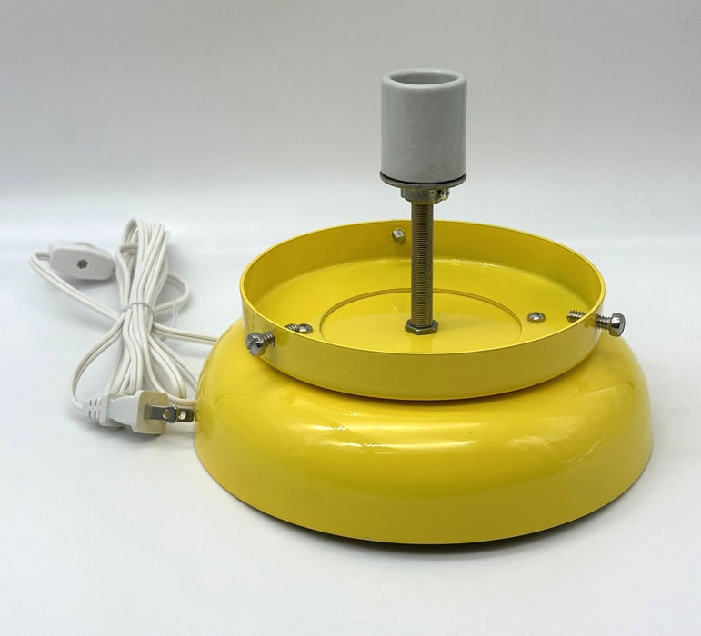 Lamp Base w Matching 6" Powder Coated Matching Holder for 13.5" and 15" Gas Pump Globes. FREE SHIPPING!