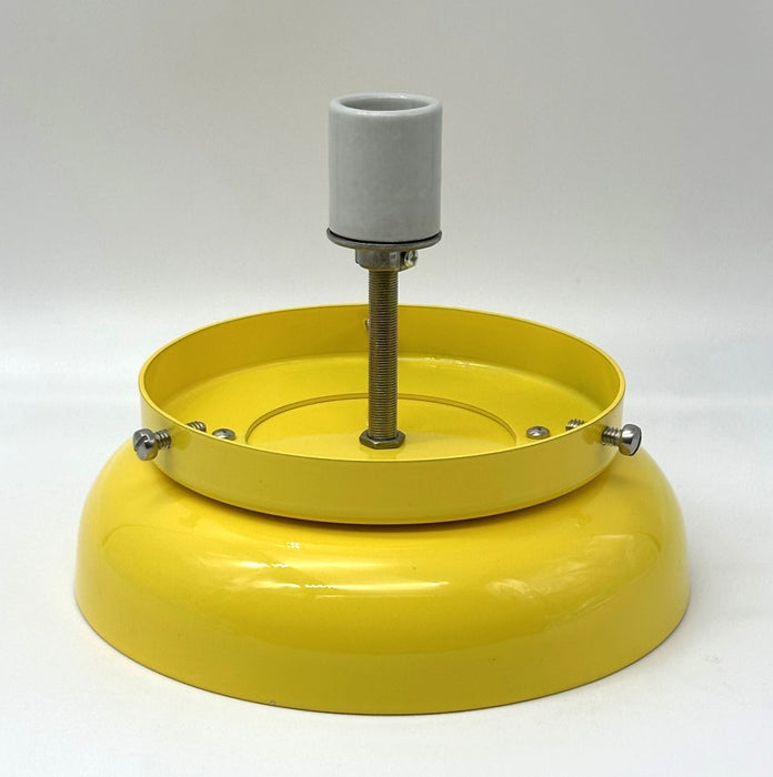 Lamp Base w Matching 6" Powder Coated Matching Holder for 13.5" and 15" Gas Pump Globes. FREE SHIPPING!