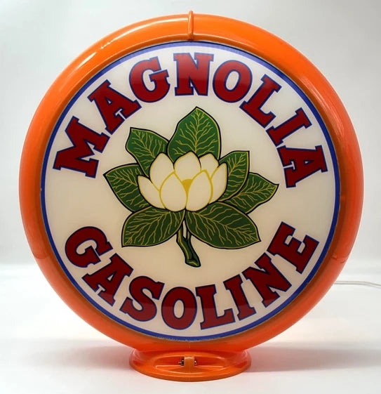 MAGNOLIA GASOLINE 13.5" Ad Globe