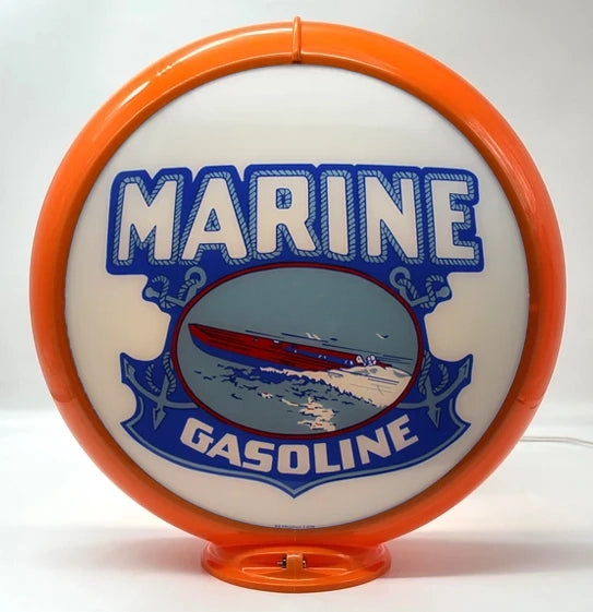 MARINE GASOLINE 13.5" Ad Globe