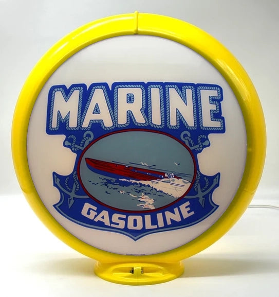 MARINE GASOLINE 13.5" Ad Globe