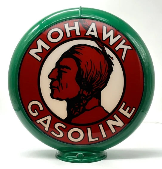 Mohawk Gasoline 13.5" Ad Globe