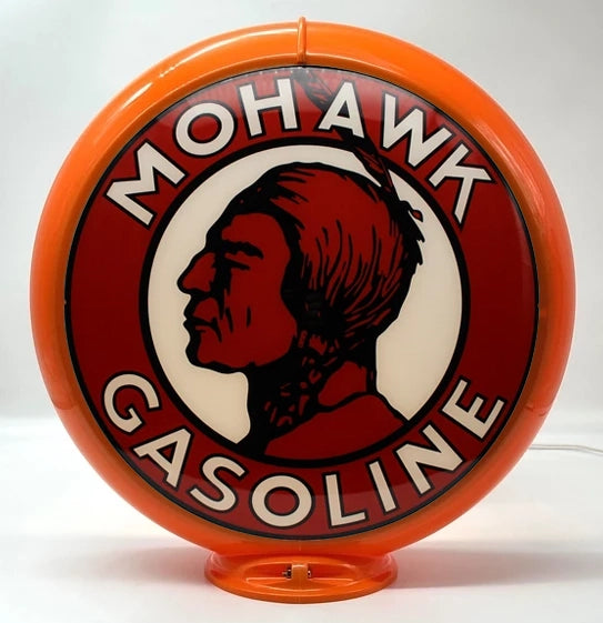 Mohawk Gasoline 13.5" Ad Globe