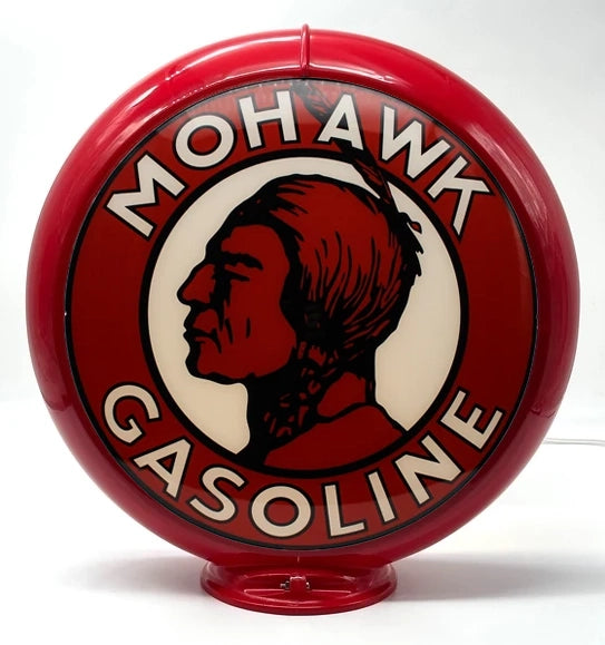 Mohawk Gasoline 13.5" Ad Globe