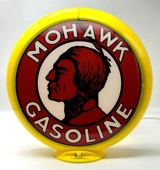 Mohawk Gasoline 13.5" Ad Globe