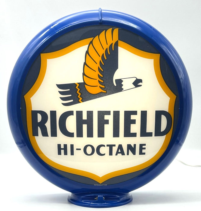 RICHFIELD HI-OCTANE 13.5" Ad Globe