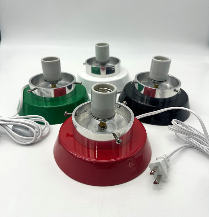 Lamp Base for Mini Glass Gas Pump Globe