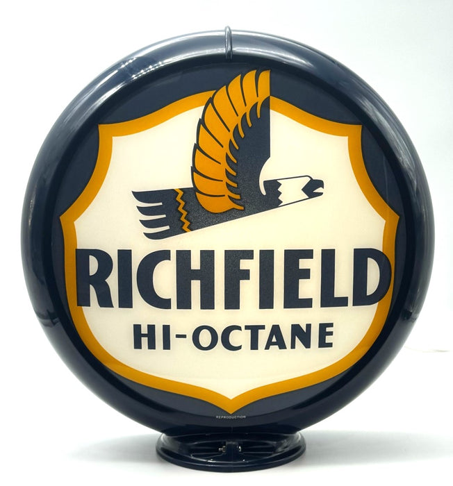 RICHFIELD HI-OCTANE 13.5" Ad Globe