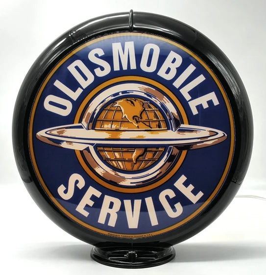 OLDSMOBILE SERVICE 13.5" Ad Globe