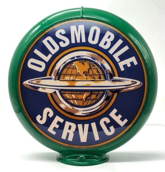 OLDSMOBILE SERVICE 13.5" Ad Globe