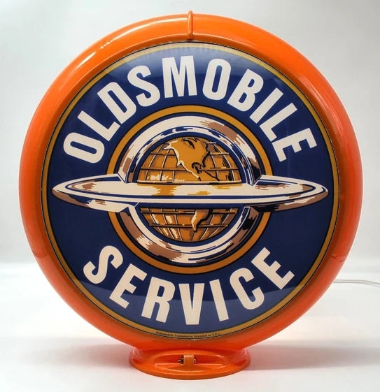 OLDSMOBILE SERVICE 13.5" Ad Globe