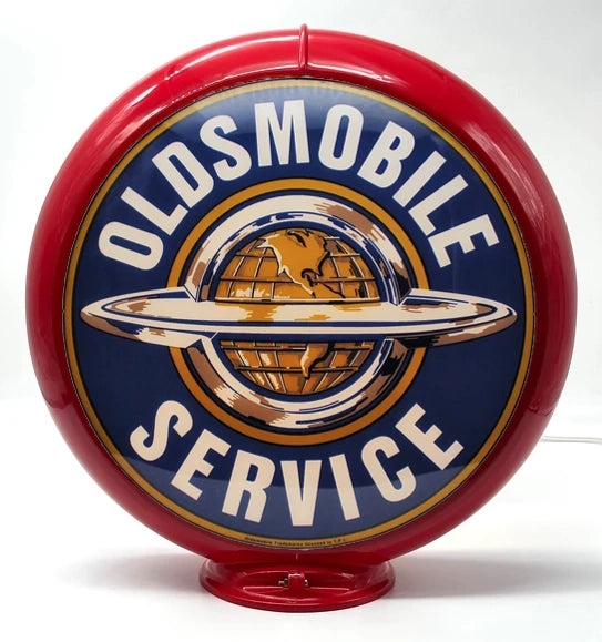 OLDSMOBILE SERVICE 13.5" Ad Globe