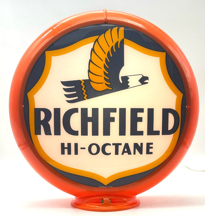 RICHFIELD HI-OCTANE 13.5" Ad Globe