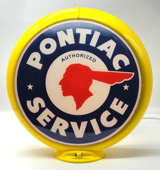 PONTIAC SERVICE 13.5" Ad Globe