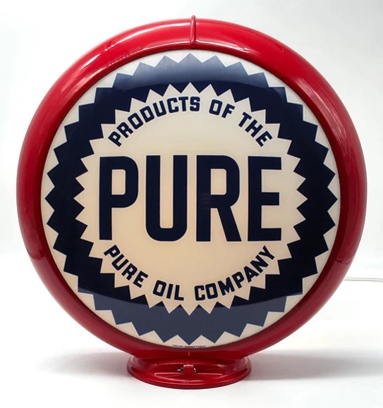 PURE OIL 13.5" Ad Globe