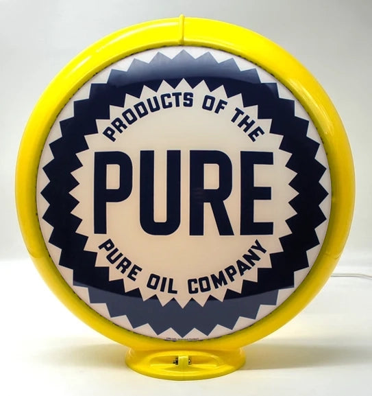 PURE OIL 13.5" Ad Globe