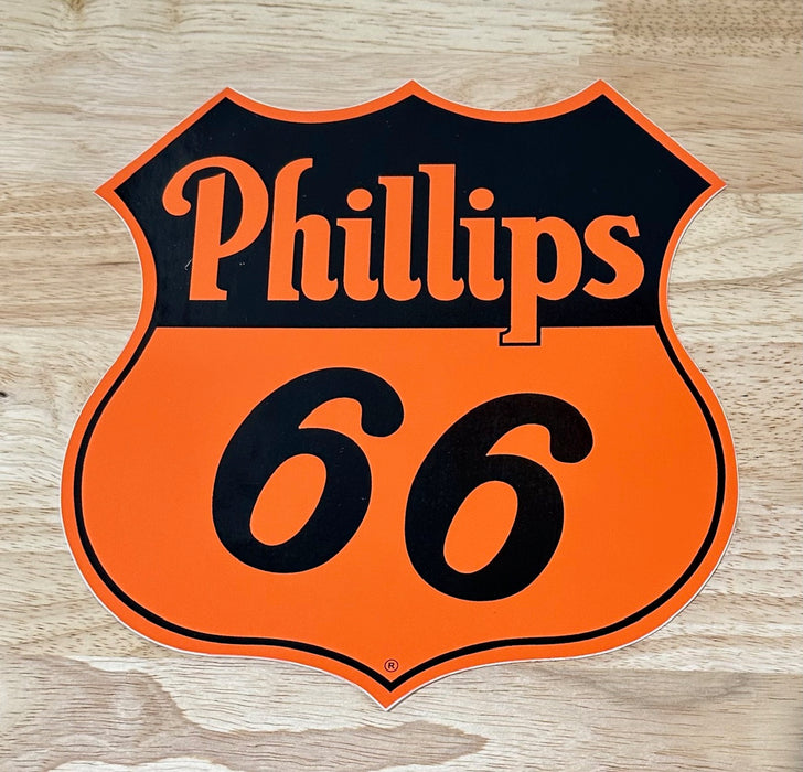 PHILLIPS 66 SHIELD DIE-CUT DECAL - 10"