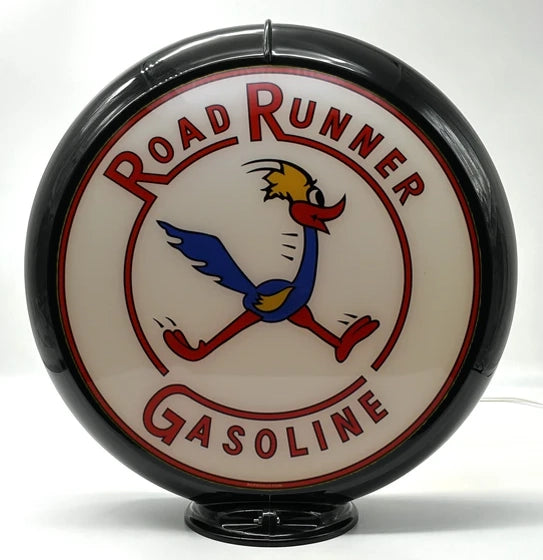 ROAD RUNNER GASOLINE 13.5" Ad Globe