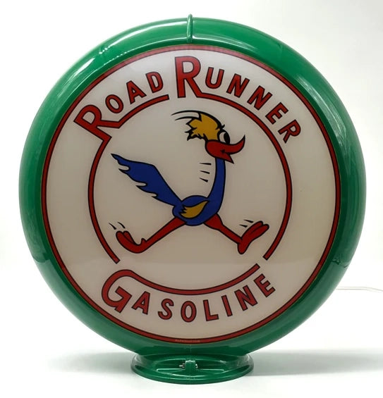 ROAD RUNNER GASOLINE 13.5" Ad Globe