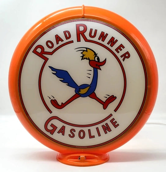 ROAD RUNNER GASOLINE 13.5" Ad Globe