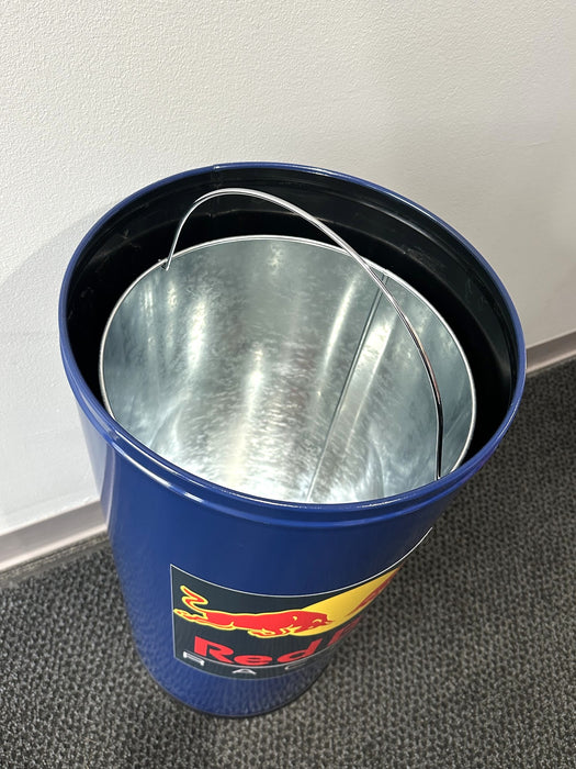RED BULL RACING Metal Bullet Style Trash Can - FREE SHIPPING!