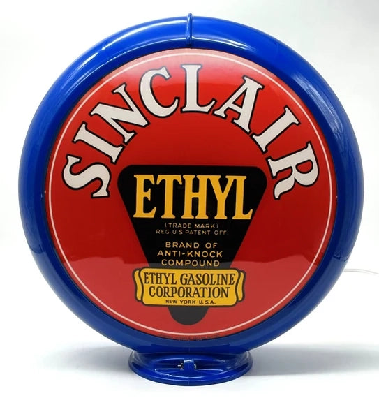 SINCLAIR ETHYL 13.5" Ad Globe - FREE SHIPPING!!