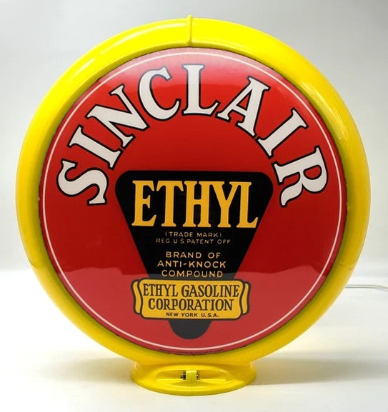 SINCLAIR ETHYL 13.5" Ad Globe - FREE SHIPPING!!