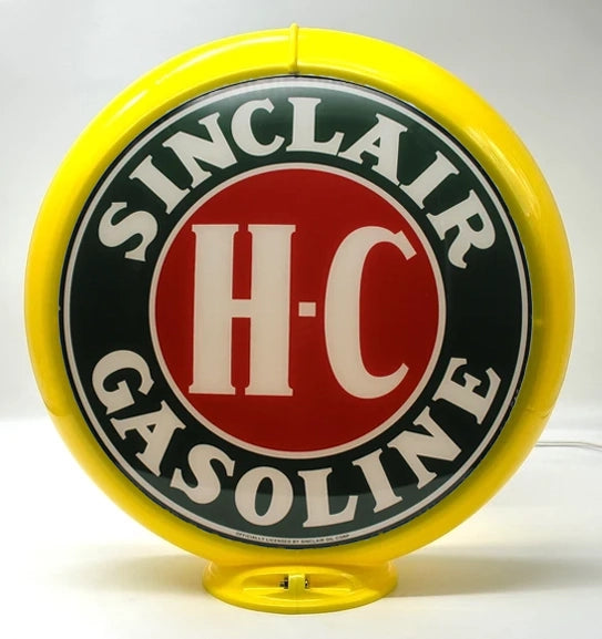 SINCLAIR H-C GASOLINE 13.5" Gas Pump Globe - FREE SHIPPING!!