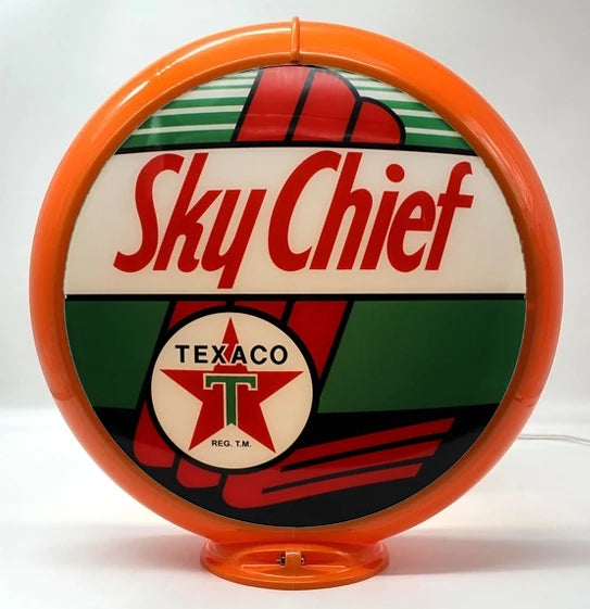 TEXACO SKY CHIEF 13.5" Gas Pump Globe - FREE SHIPPING!!