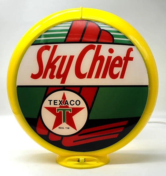 TEXACO SKY CHIEF 13.5" Gas Pump Globe - FREE SHIPPING!!