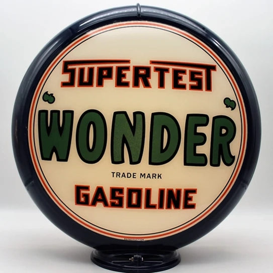 SUPERTEST WONDER GASOLINE 13.5" Ad Globe