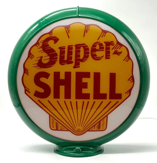 SHELL SUPER-SHELL 13.5" Gas Pump Globe - FREE SHIPPING!!