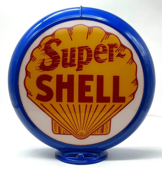 SHELL SUPER-SHELL 13.5" Gas Pump Globe - FREE SHIPPING!!
