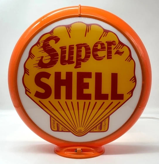 SHELL SUPER-SHELL 13.5" Gas Pump Globe - FREE SHIPPING!!