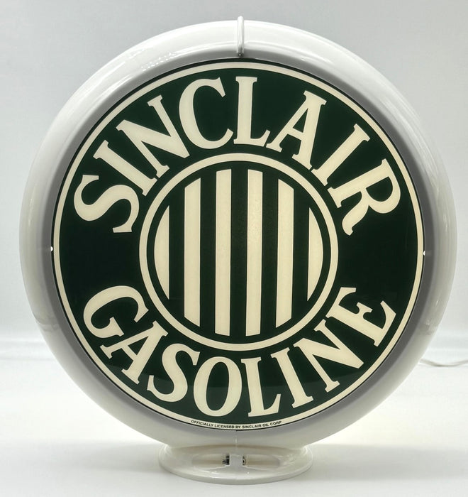 SINCLAIR GASOLINE STRIPES 13.5" Ad Globe