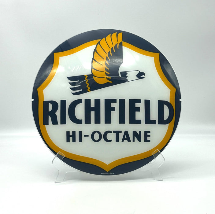 RICHFIELD HI-OCTANE 13.5" Glass Face