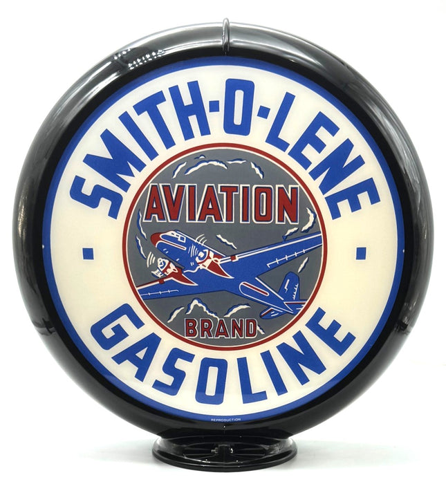 SMITH-O-LENE GASOLINE 13.5" Ad Globe