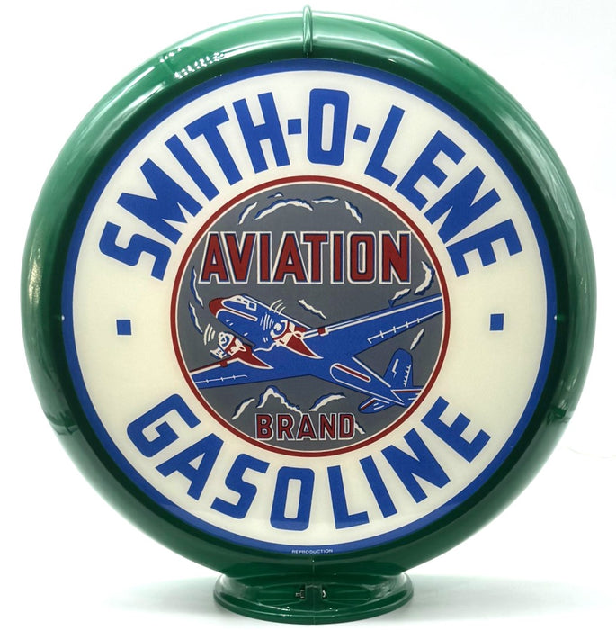 SMITH-O-LENE GASOLINE 13.5" Ad Globe