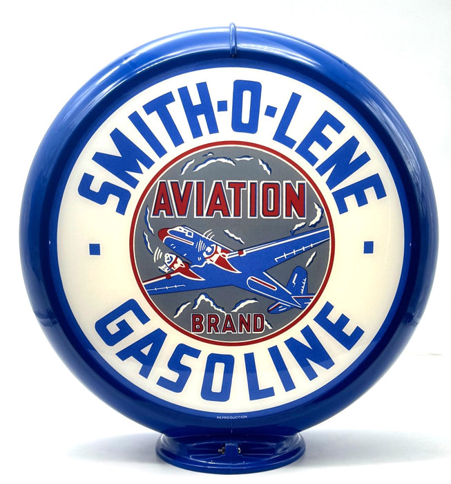 SMITH-O-LENE GASOLINE 13.5" Ad Globe