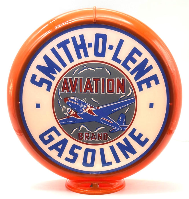 SMITH-O-LENE GASOLINE 13.5" Ad Globe