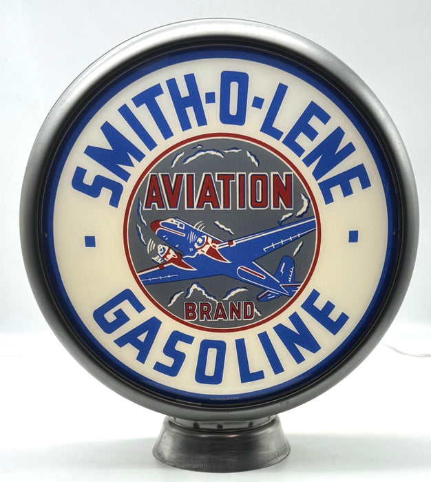 SMITH-O-LENE GASOLINE 13.5" Ad Globe