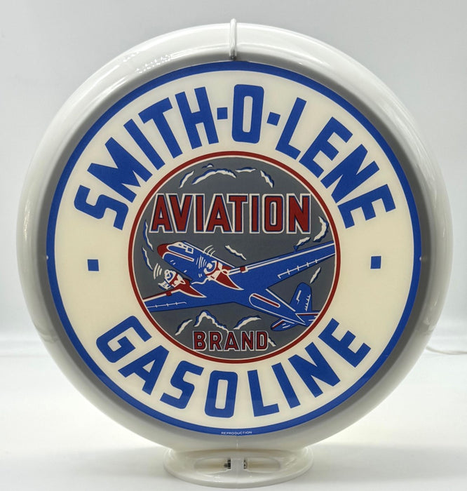 SMITH-O-LENE GASOLINE 13.5" Ad Globe