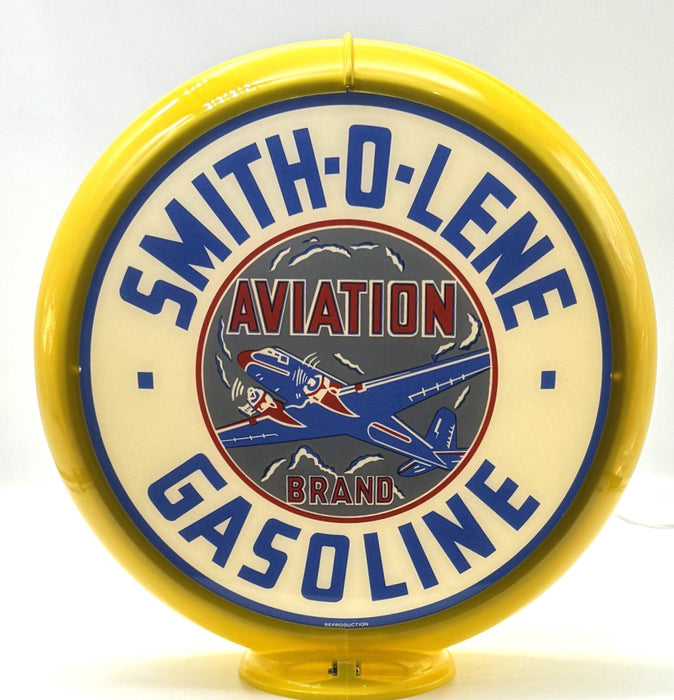 SMITH-O-LENE GASOLINE 13.5" Ad Globe