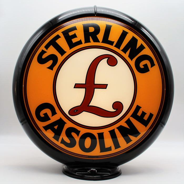 STERLING GASOLINE 13.5" GAS PUMP GLOBE - FREE SHIPPING