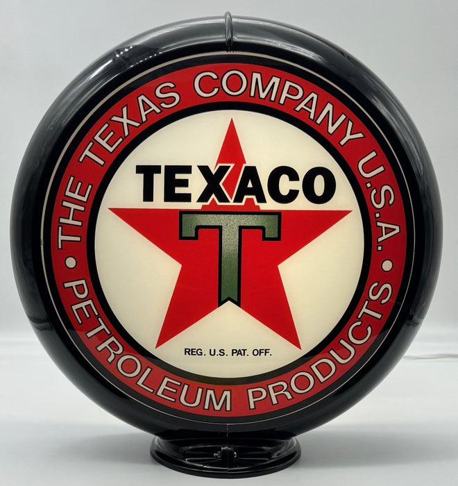 TEXACO THE TEXAS COMPANY USA 13.5" Ad Globe - FREE SHIPPING!!