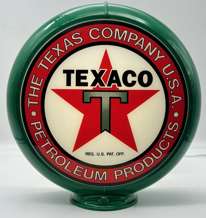 TEXACO THE TEXAS COMPANY USA 13.5" Ad Globe - FREE SHIPPING!!