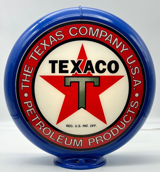 TEXACO THE TEXAS COMPANY USA 13.5" Ad Globe - FREE SHIPPING!!