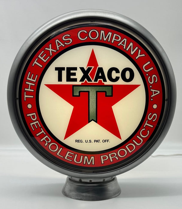 TEXACO THE TEXAS COMPANY USA 13.5" Ad Globe - FREE SHIPPING!!